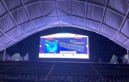 120m2 Màn hình LED P4 outdoor Unilumin cho Khu dụ lịch Cầu Kính Bạch Long - Sơn La